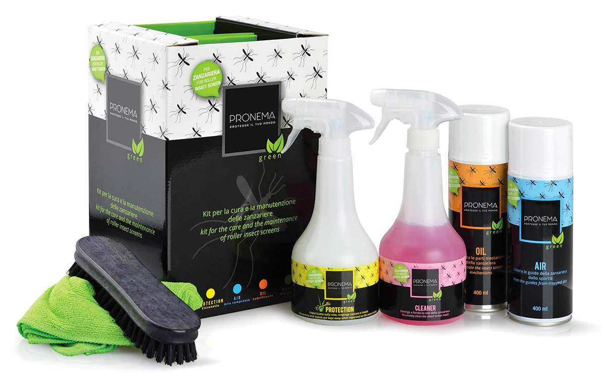 Prodotti per pulire zanzariere - Kit ZAC cura e pulizia della zanzariera